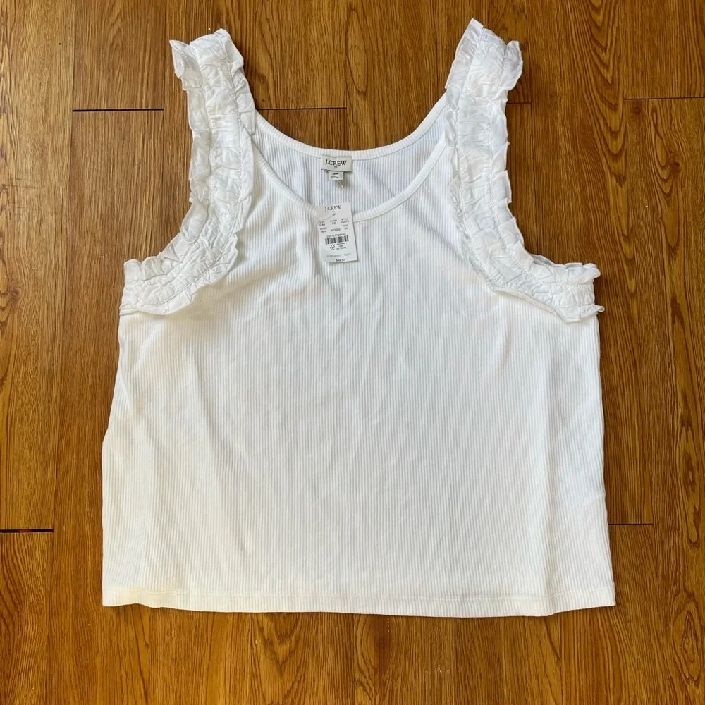 J.crew Ruched-strap tank top